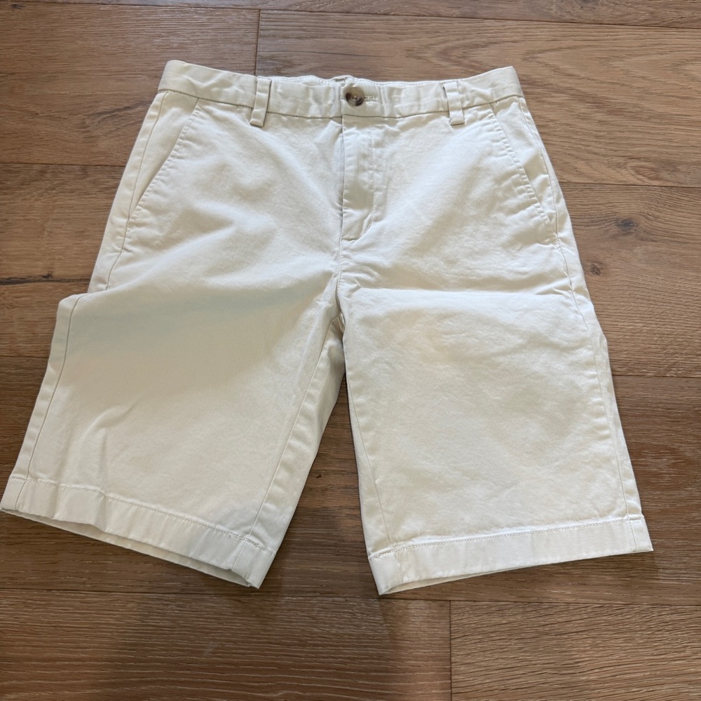 Vineyard Vines Kids Cream Chino Shorts